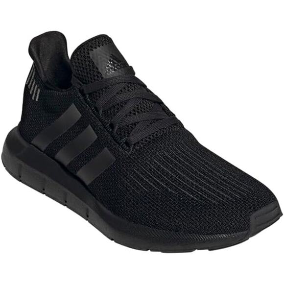 NWT adidas Women's Swift Run Sneaker, Core Black/Core Black/Wonder Quartz, 5.5 - Picture 3 of 6